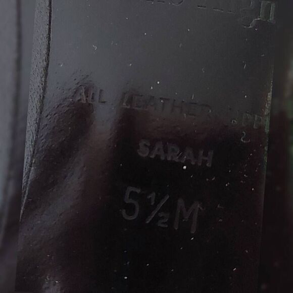 Etienne Aigner Sarah Black Block Heels size 5.5 - Picture 7 of 9